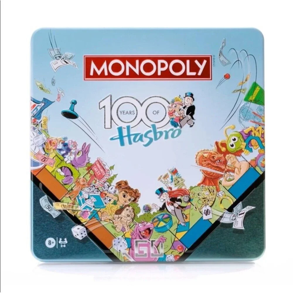 Monopoly 100 Years of Hasbro Tin‎ Edition Board Game NEW Sealed Anniversary